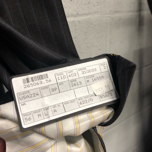 Ravazzolo Suit 56L Wool and Mohair - Picture 7 of 8